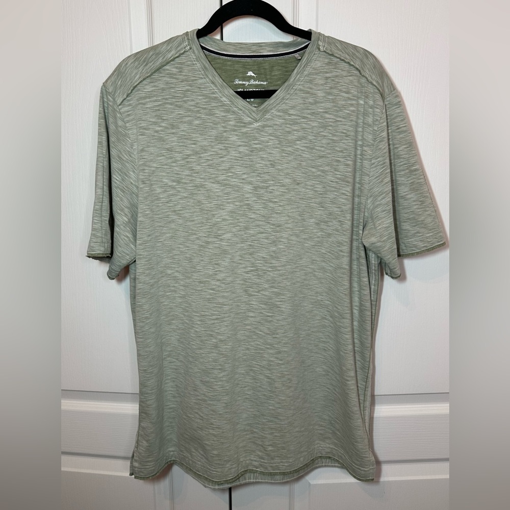 Tommy Bahama Fray Day Harbor IslandZone V-Neck in Dusty Thyme Stlye No. ST225346